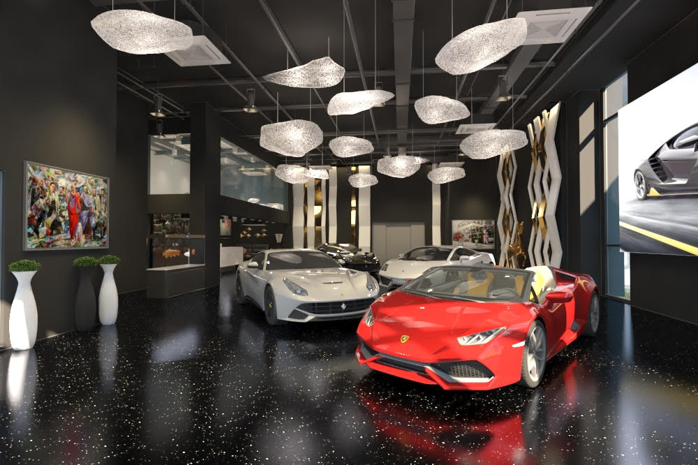 Luxury Car Showroom – DM Interior Design