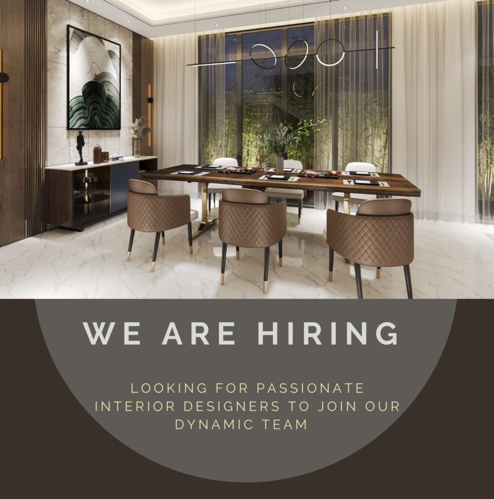 We Are Hiring – DM Interior Design